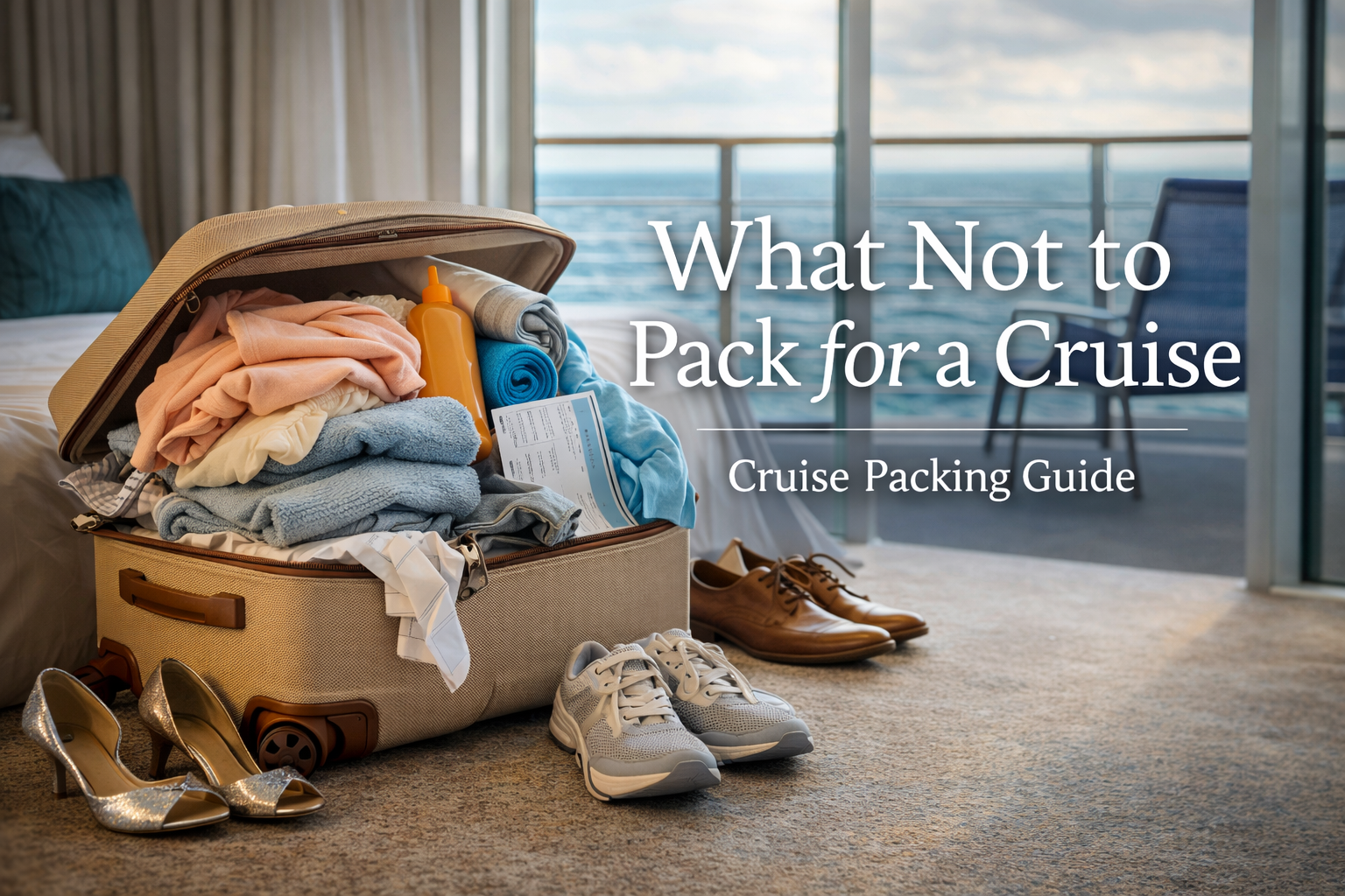 What You Don’t Need to Pack for a Cruise (And Why)