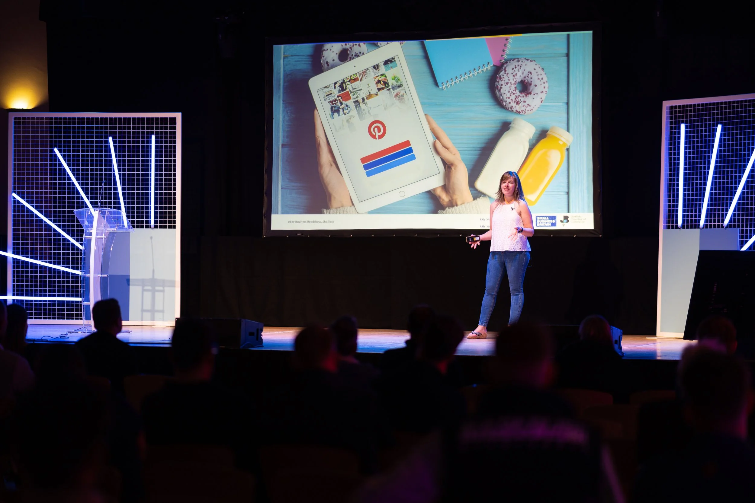 Katherine George speaking at eBay Roadshow