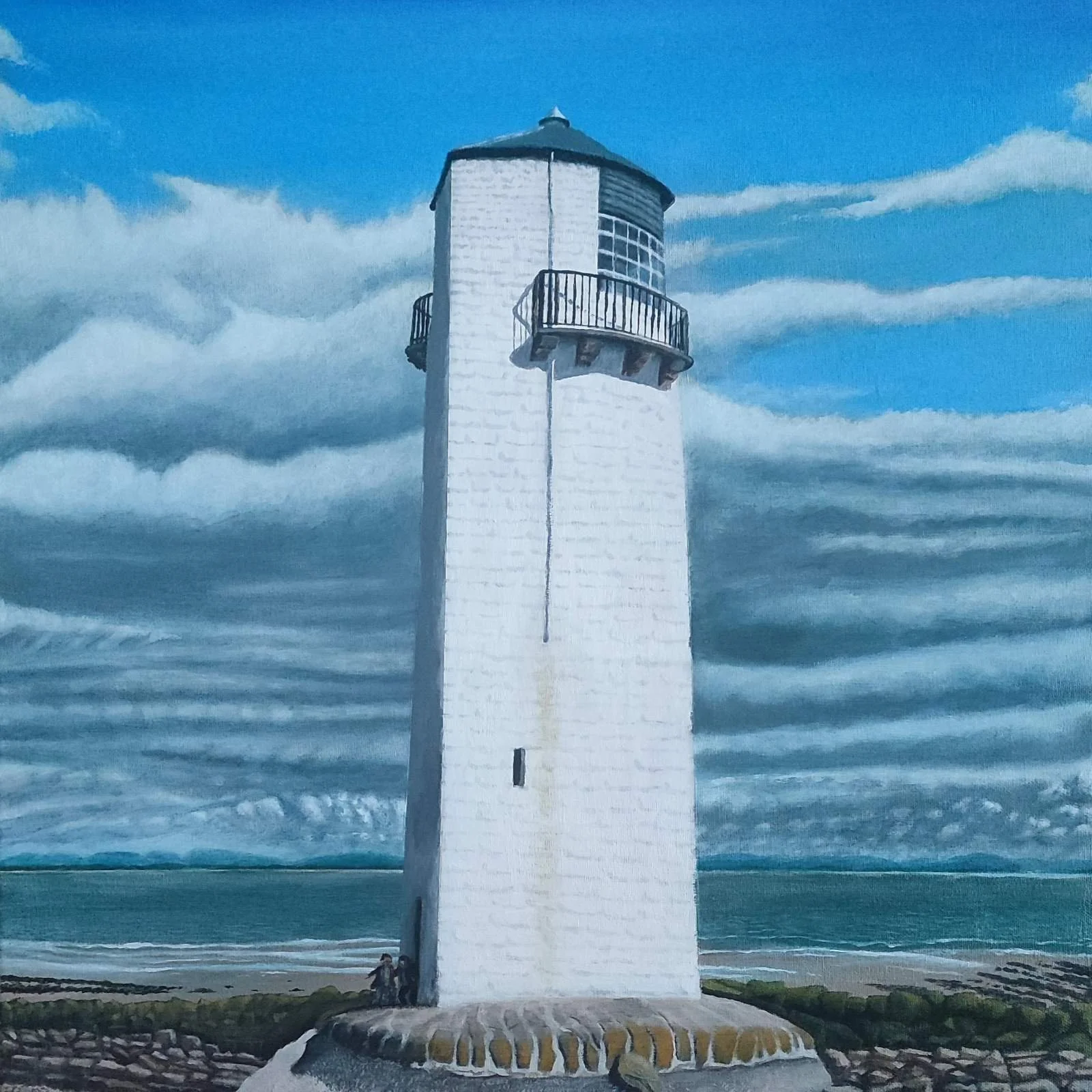 Lighthouse at Southerness by Anthony Edwards