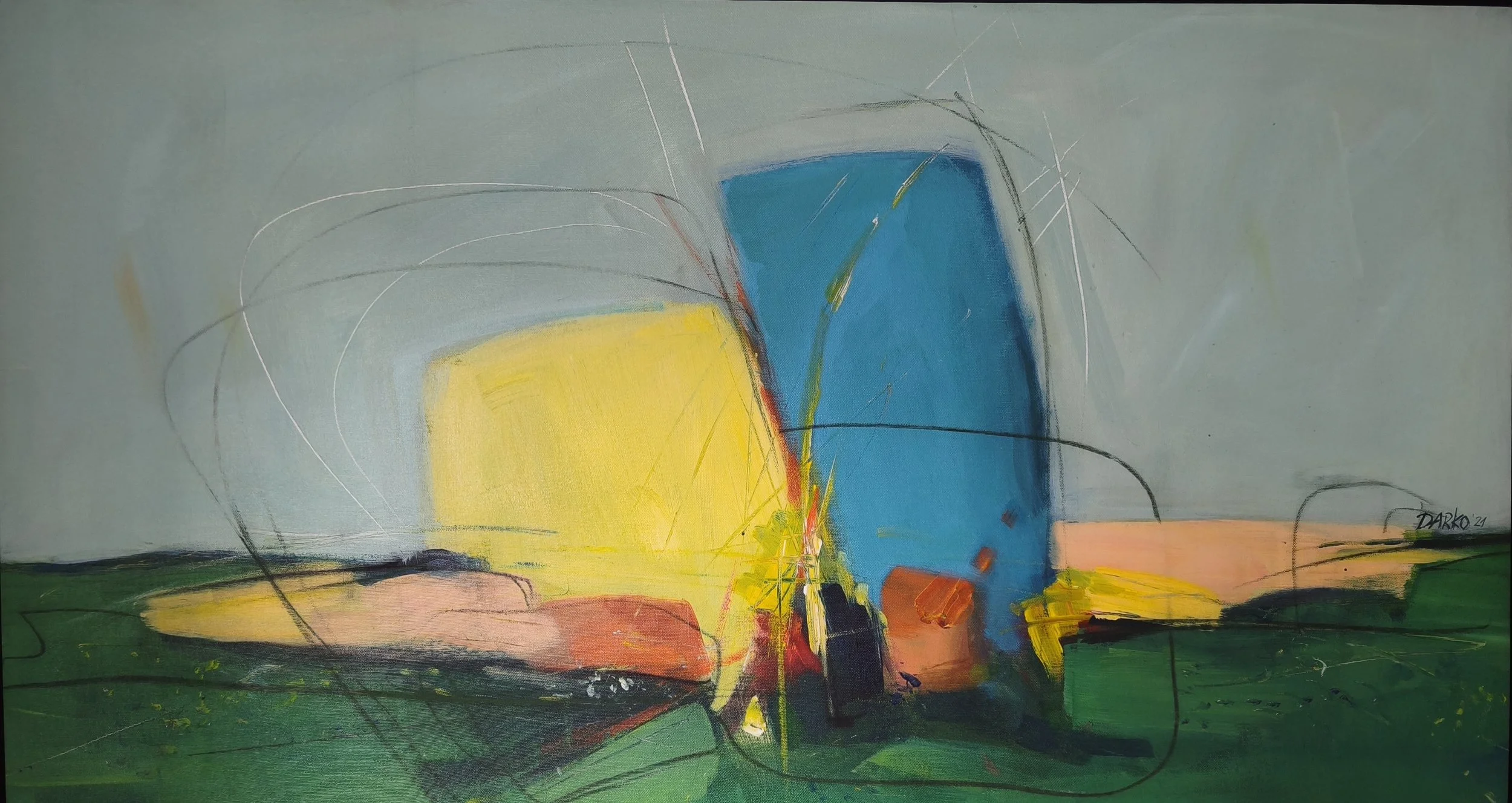 Composition V
Acrylic on canvas
100x60cm