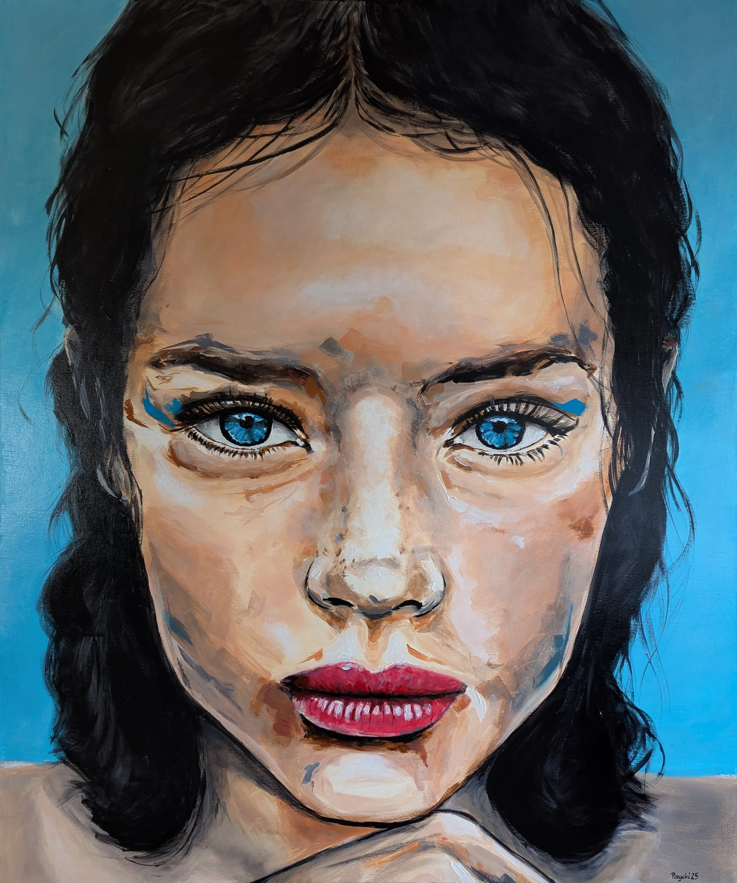 Blue, Acrylic on canvas, 120x100cm