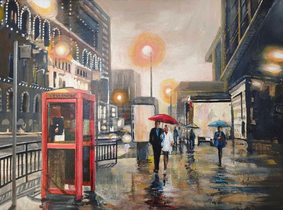 City Scene by Olga Lomax