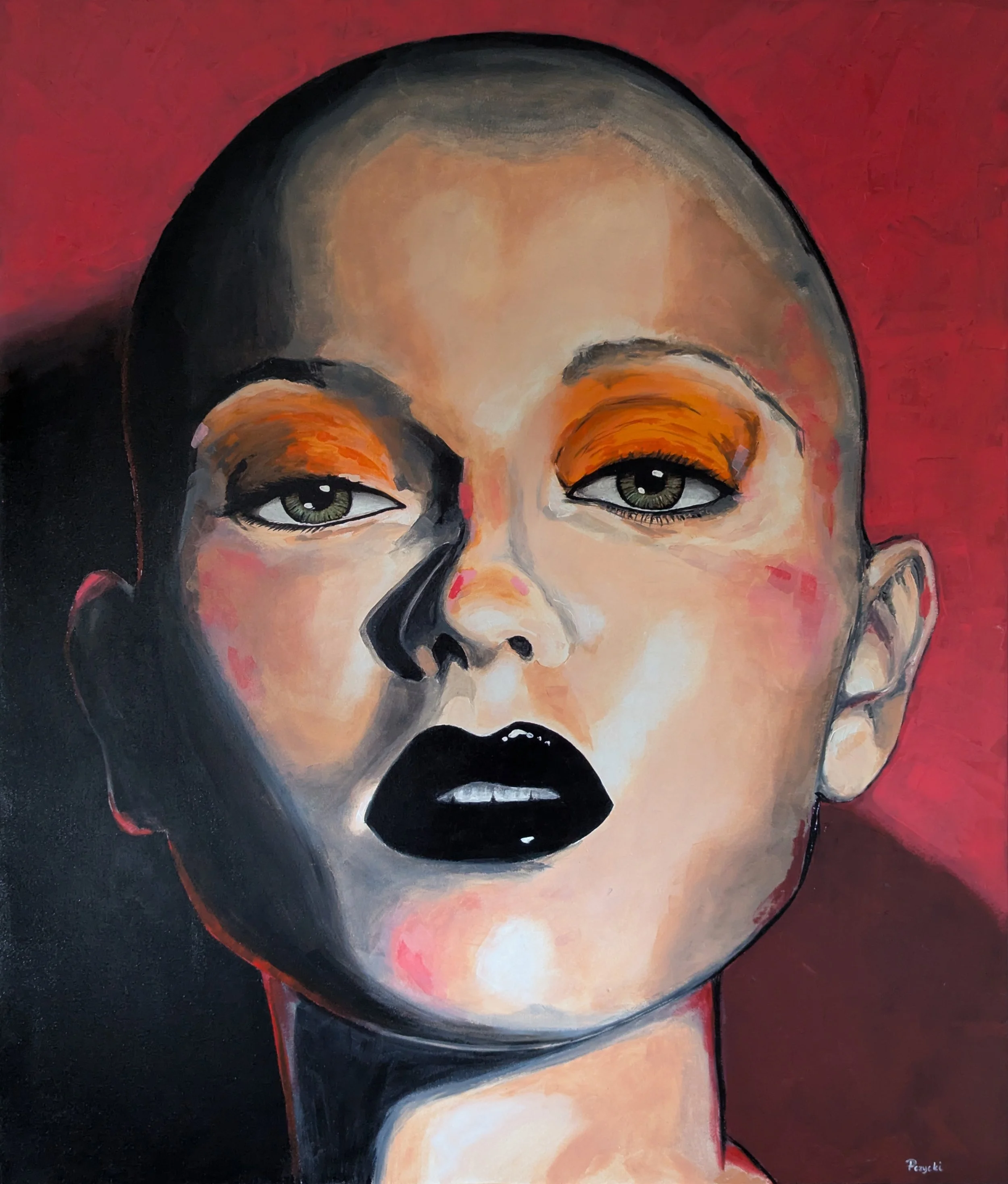 Red, Acrylic on canvas, 120x100cm