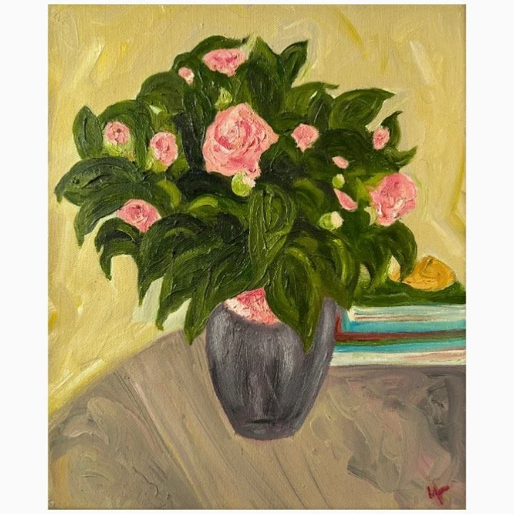 Love in the Air, ​Oil on Canvas​​, 30.5cm x 25.2cm x 2cm, unframed​ £275, framed £425