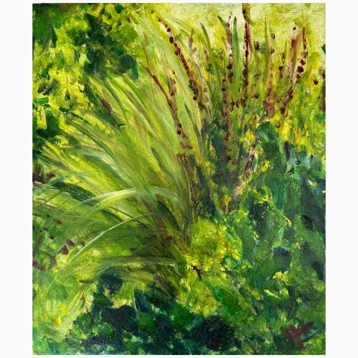 The Border​​, Oil on Canvas​, ​30.5cm x 25.2cm x 2cm, unframed​ £275, framed £425