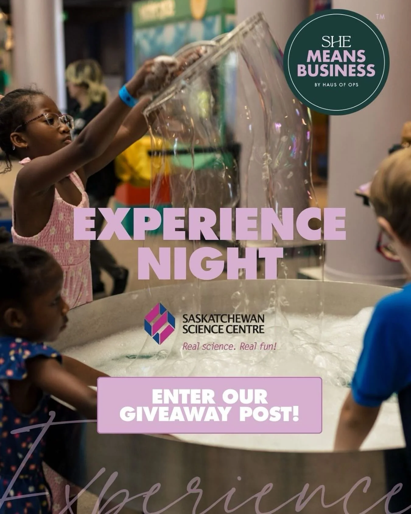 Part of being a business owner is getting curious, trying something new, and not panicking when it doesn&rsquo;t work the first time. The Science Centre is basically built for that.
&nbsp;
That&rsquo;s why we chose @sasksciencecentre to host our firs