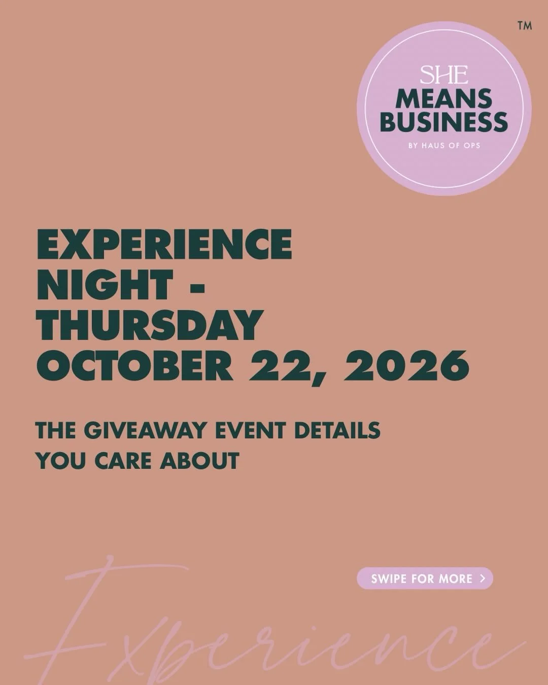 Who has time to read the fine print? Here&rsquo;s what you need to know in four swipes.
&nbsp;
Enter on our pinned post. 📍
&nbsp;
#SheMeansBusiness #YQR #StepInside