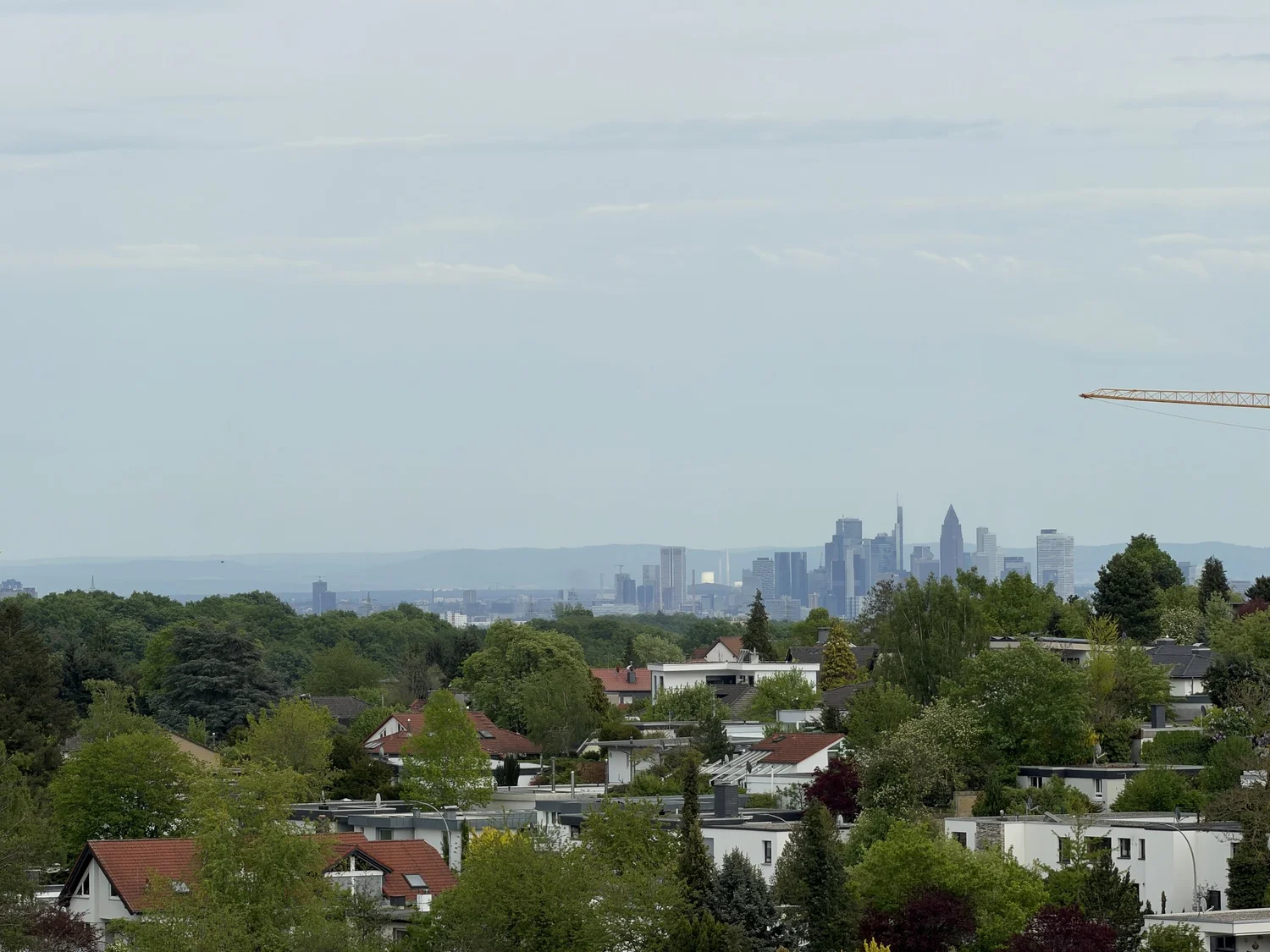Blick vom Gimbacher Hof in Kelkheim (Taunus) auf Frankfurt am Main – Immobilienpreise 2026