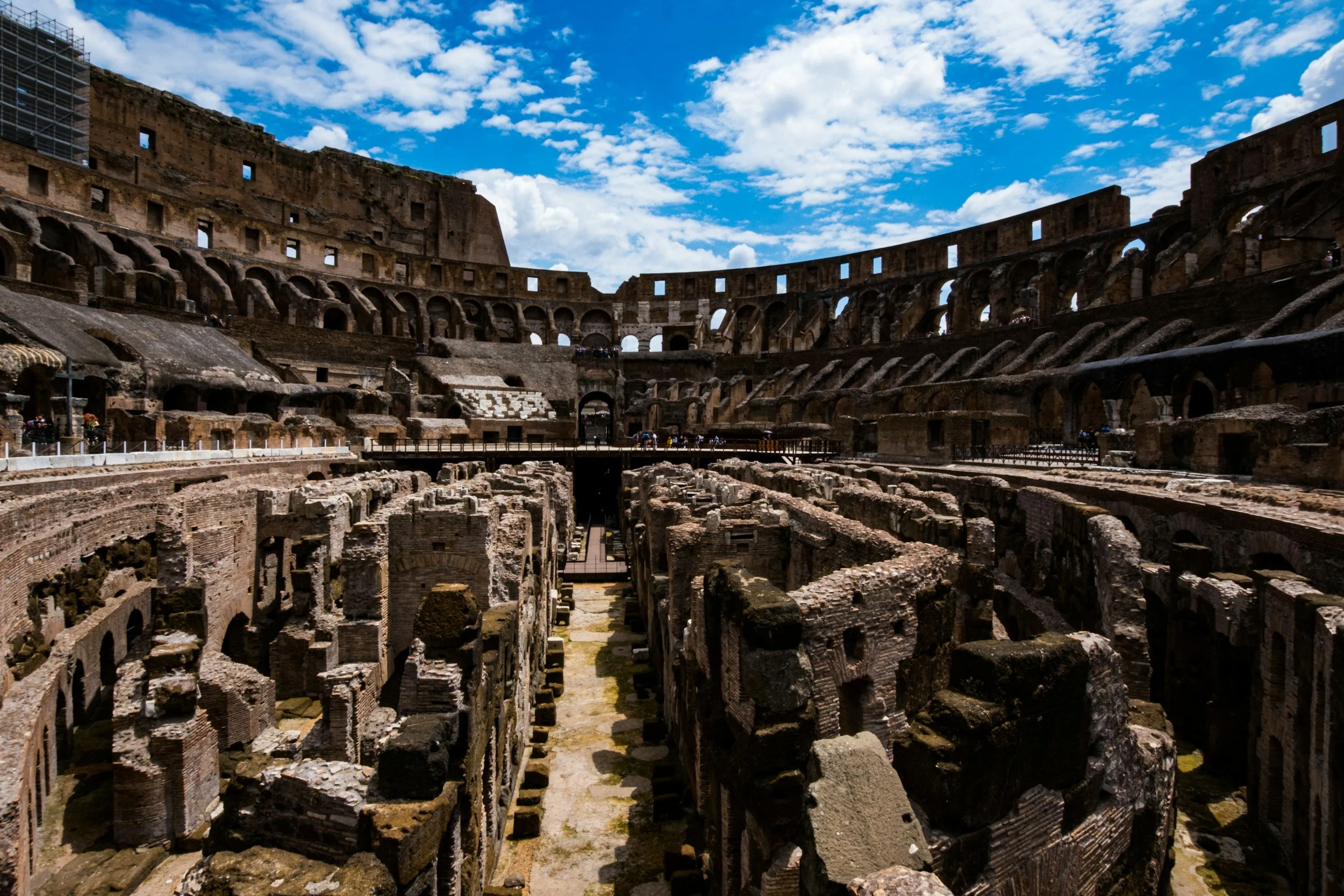 Colosseum inside in Rome
