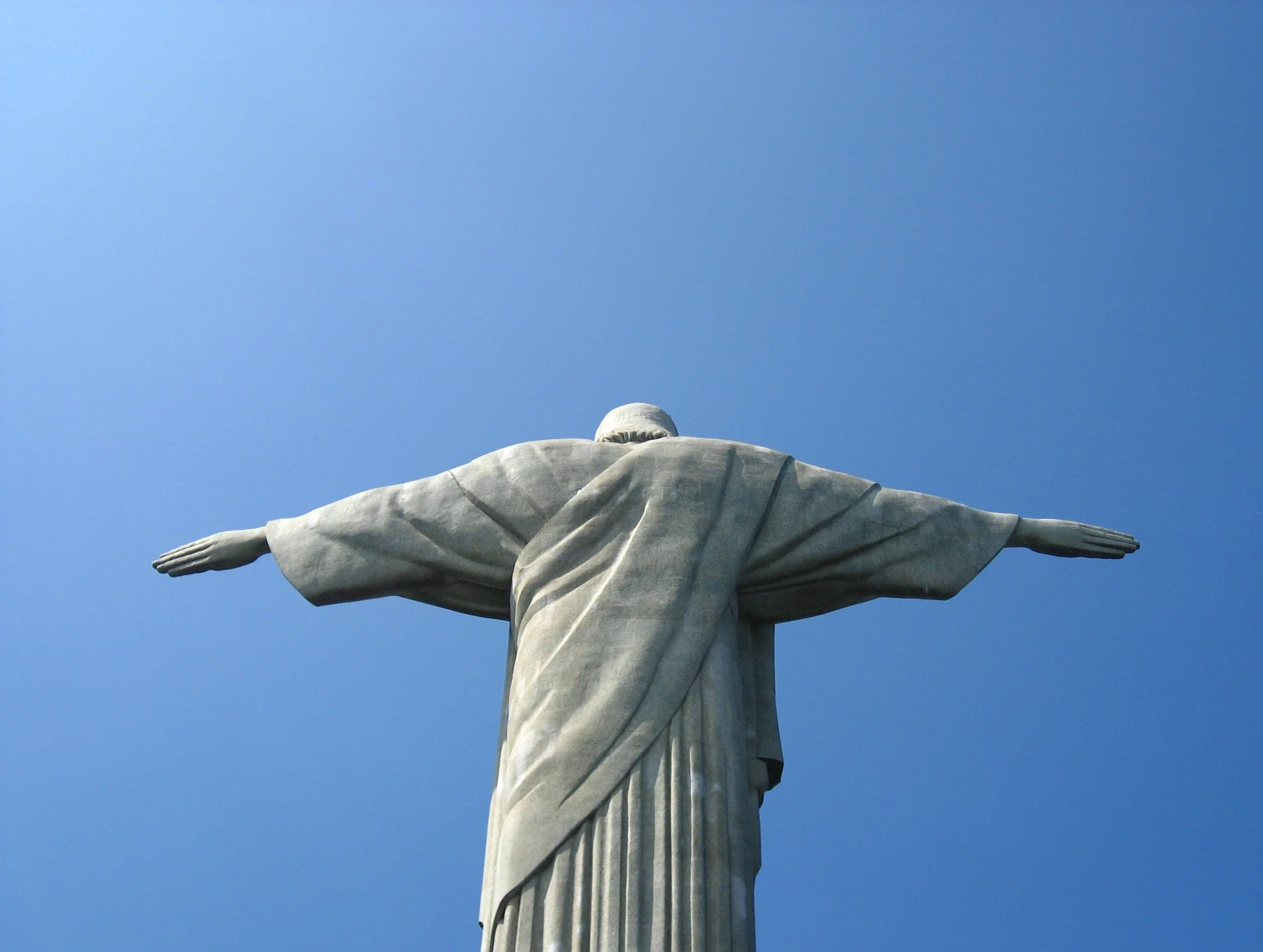 Christ the Redeemer from the back rio