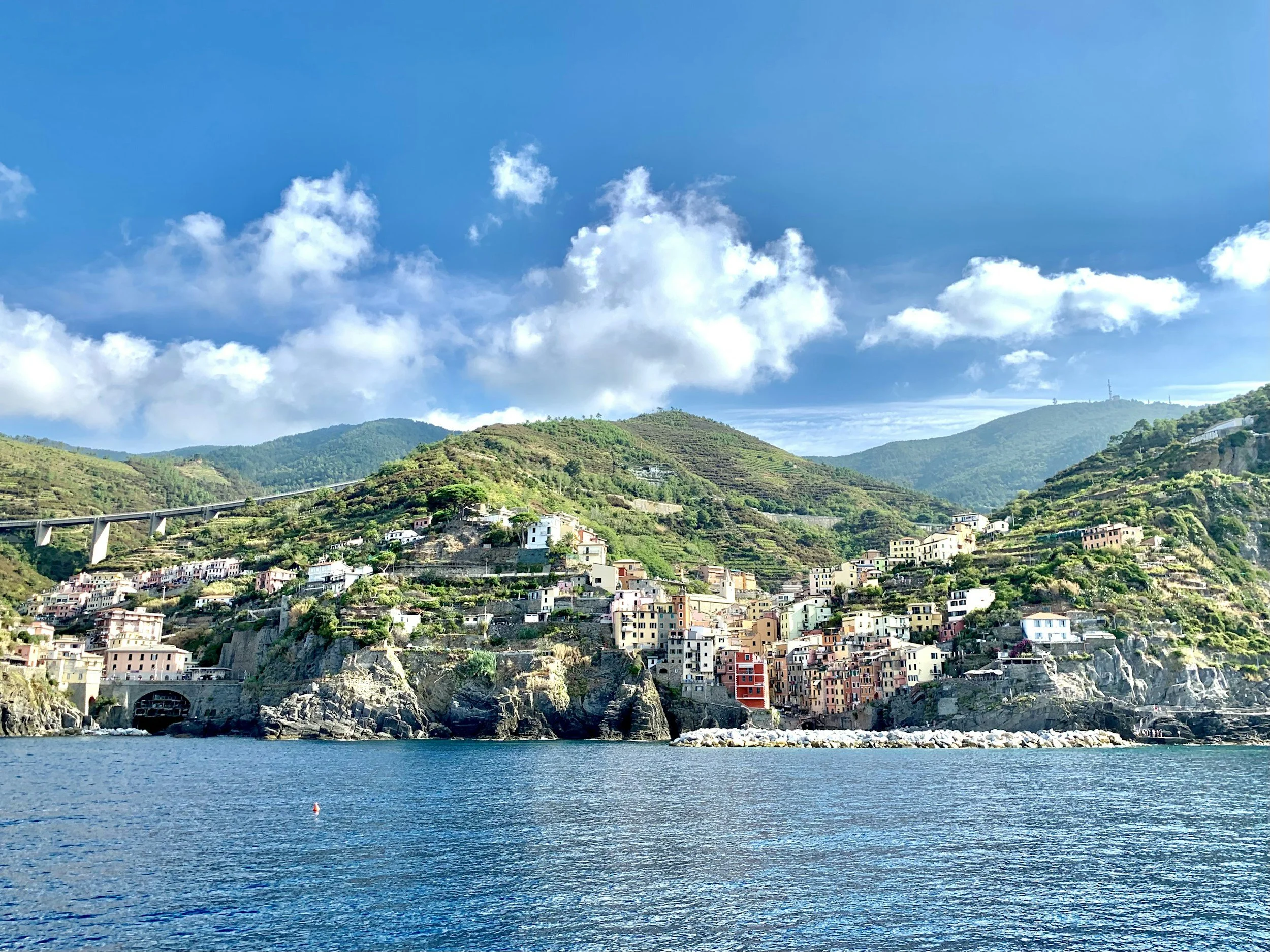 Amalfi Coast ferry Salerno to Positano coastline
