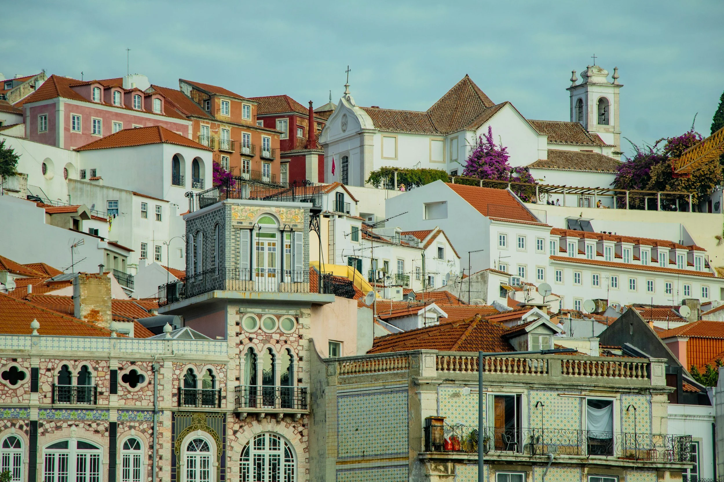 Alfama Lisbon narrow streets historic district