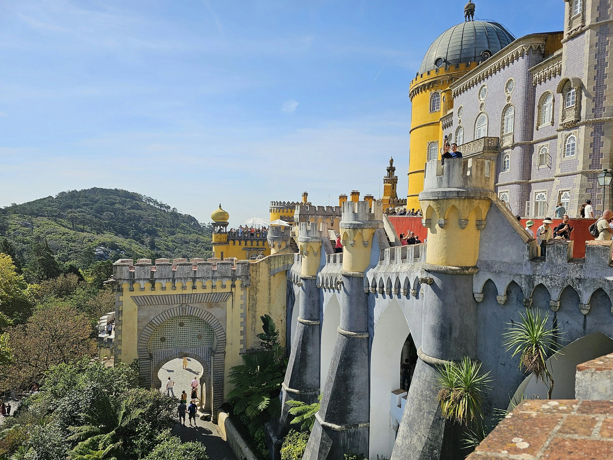 Pena Palace Sintra colorful castle