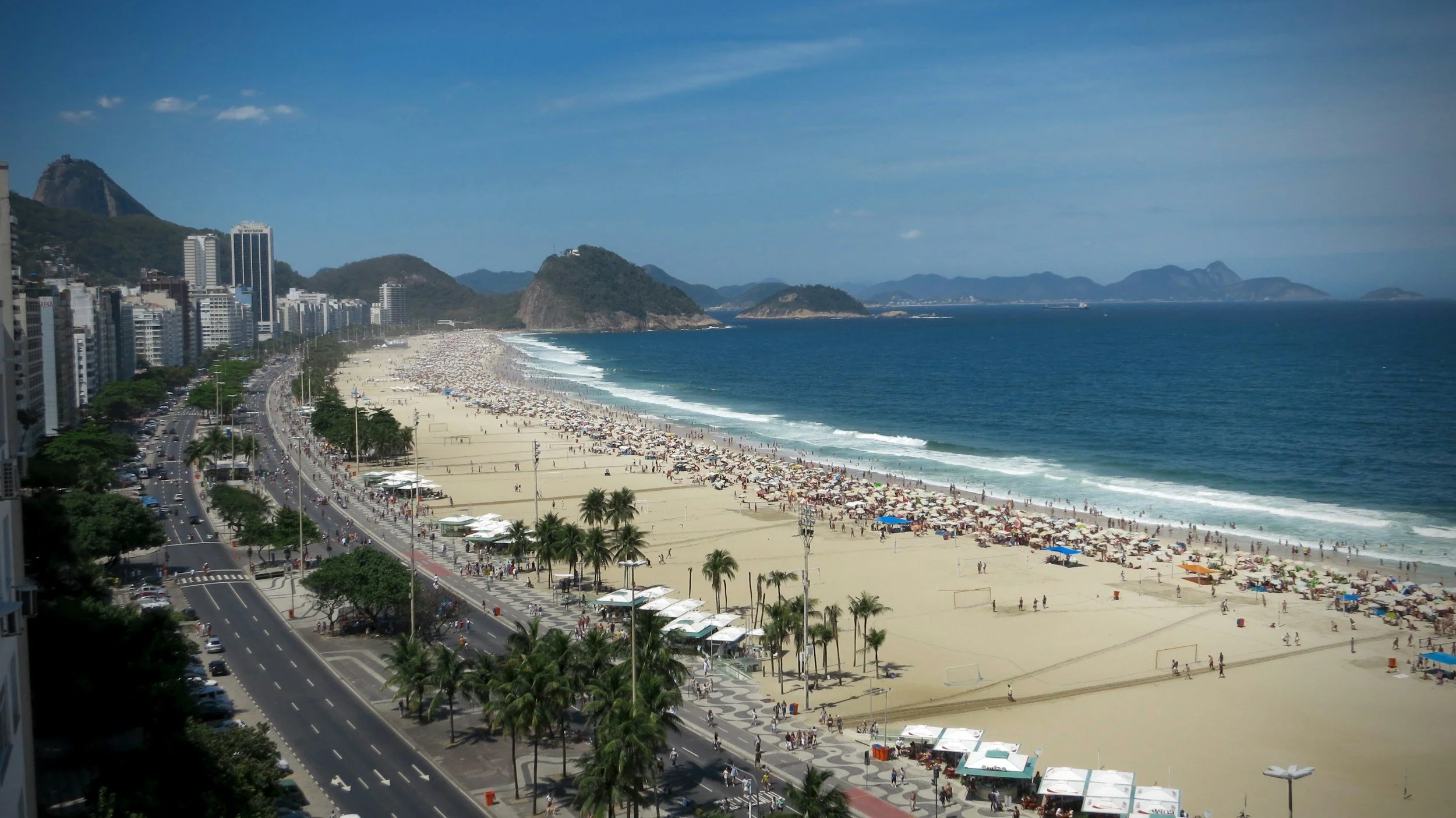 Copacabana Beach view from above