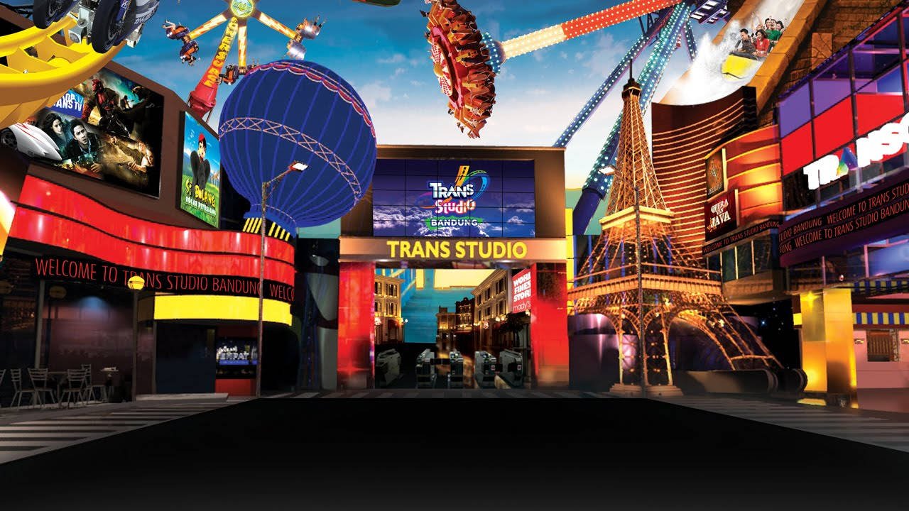 Trans Studio Bandung indoor theme park entrance