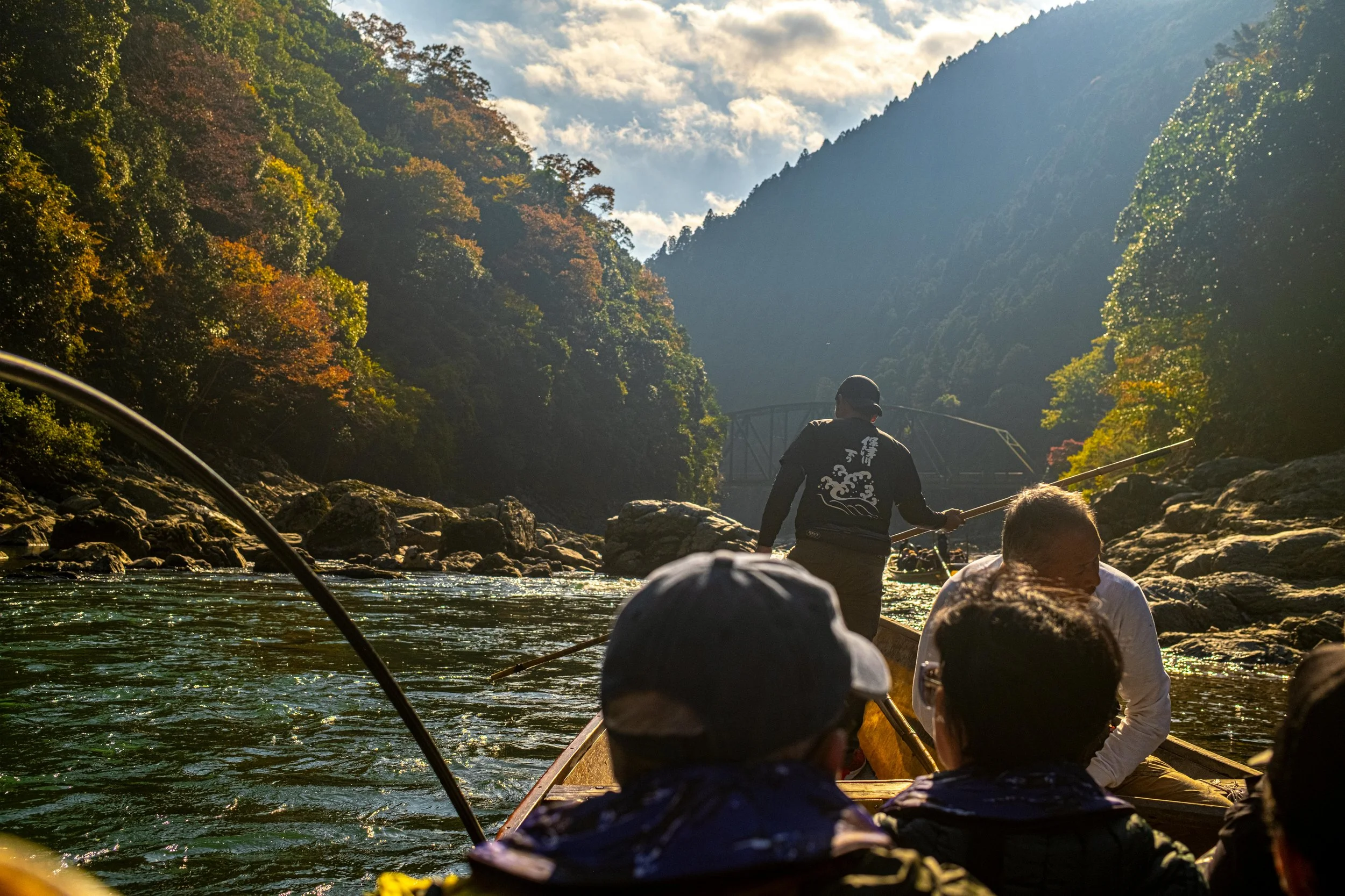 Hozugawa River boat ride in Kyoto