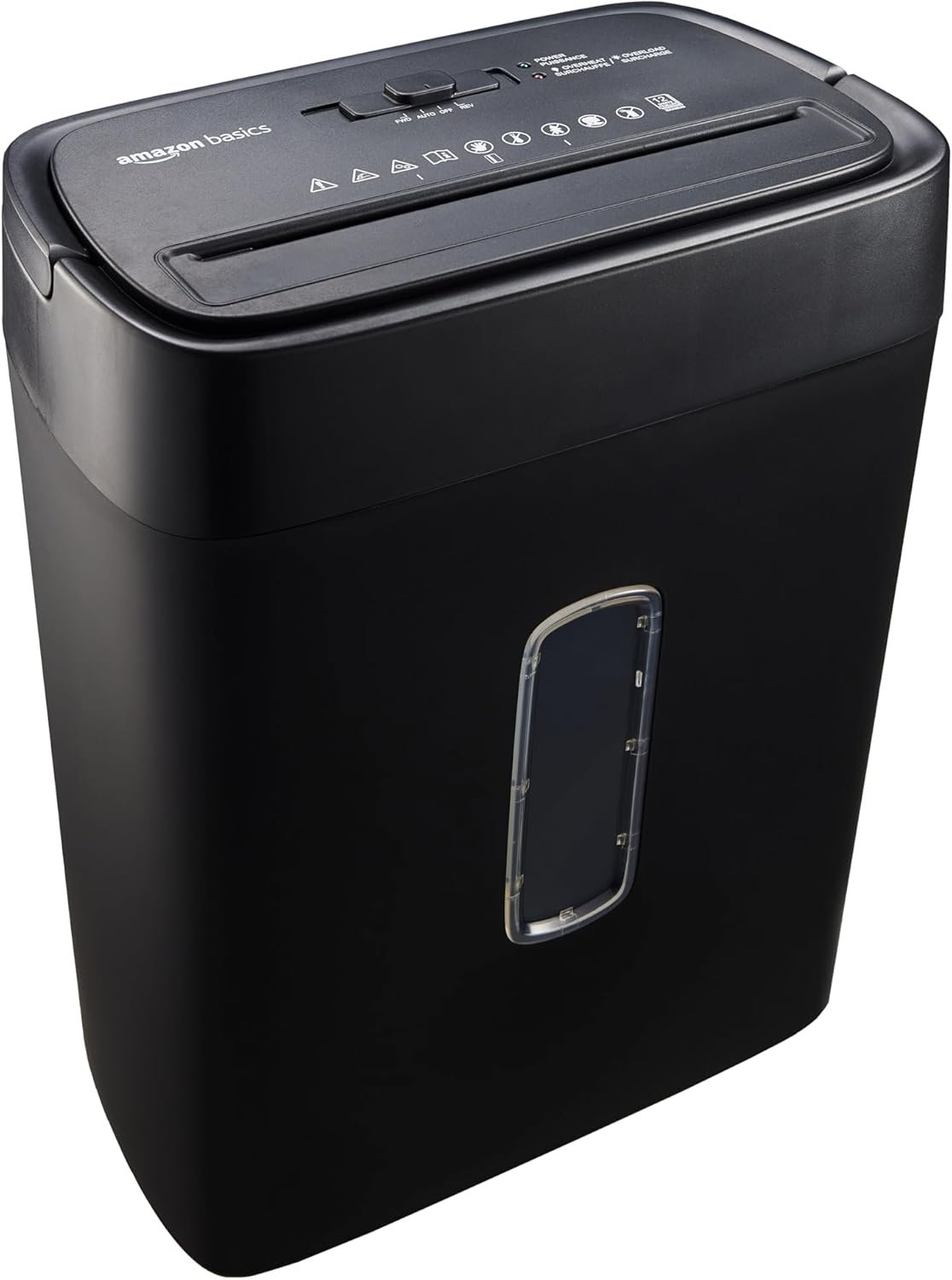 Amazon Basics 12-Sheet Cross-Cut Paper and Credit Card Shredder (NEW MODEL)
