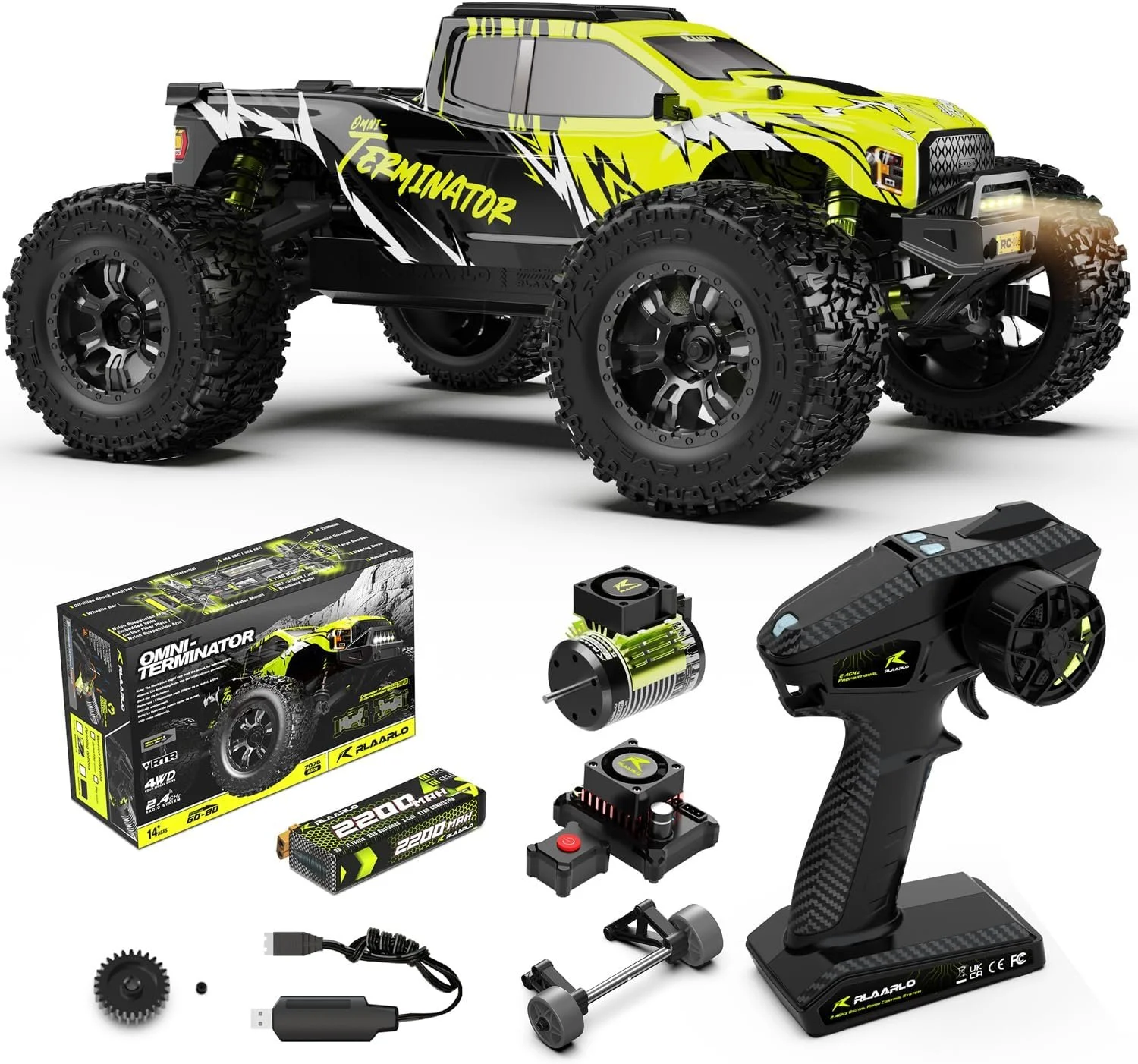 AMORIL 1/10 RTR Brushless Fast RC Cars for Adults