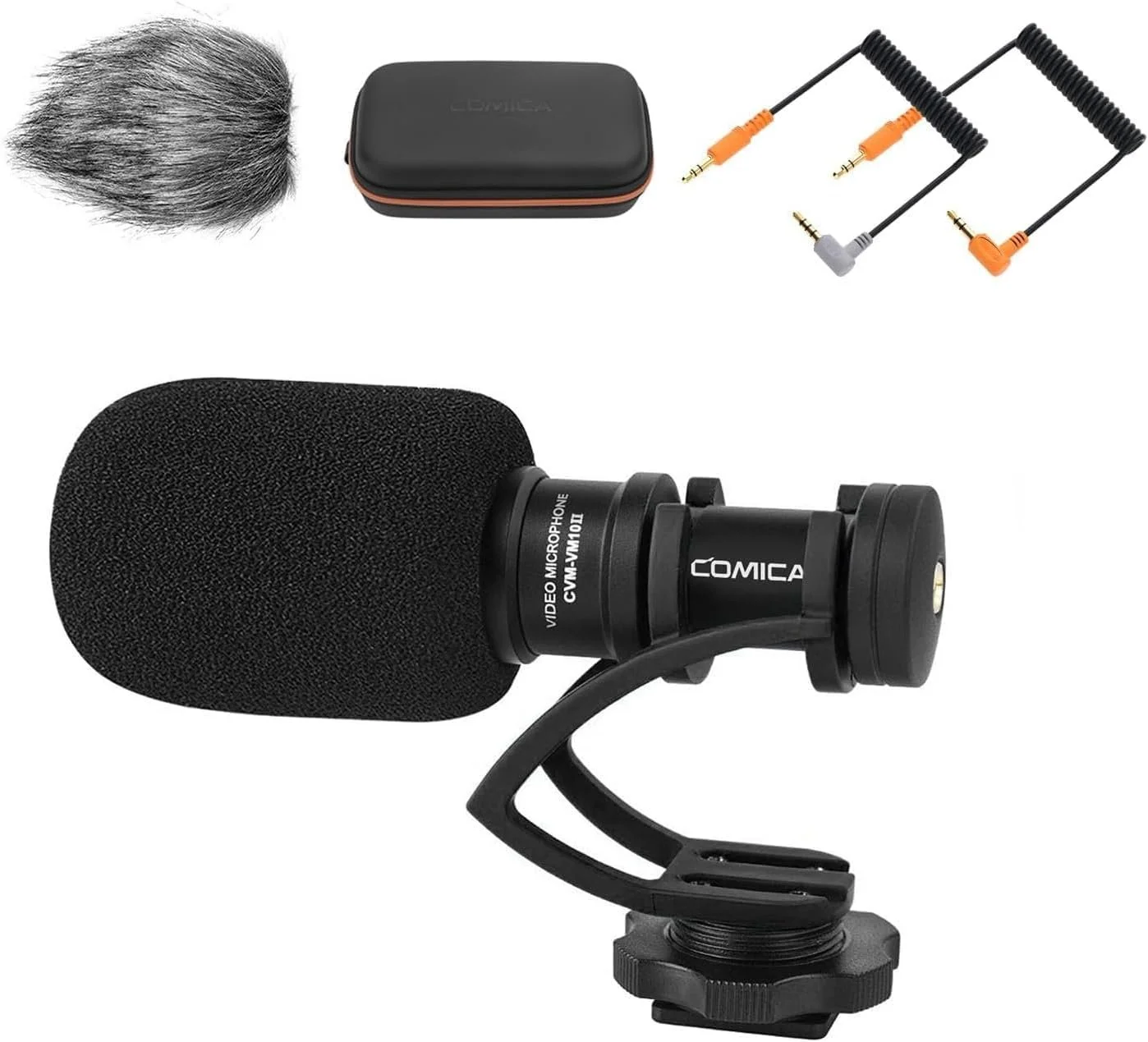 Camera Microphone,Comica CVM-VM10II Professional Video Microphone with Shock Mount