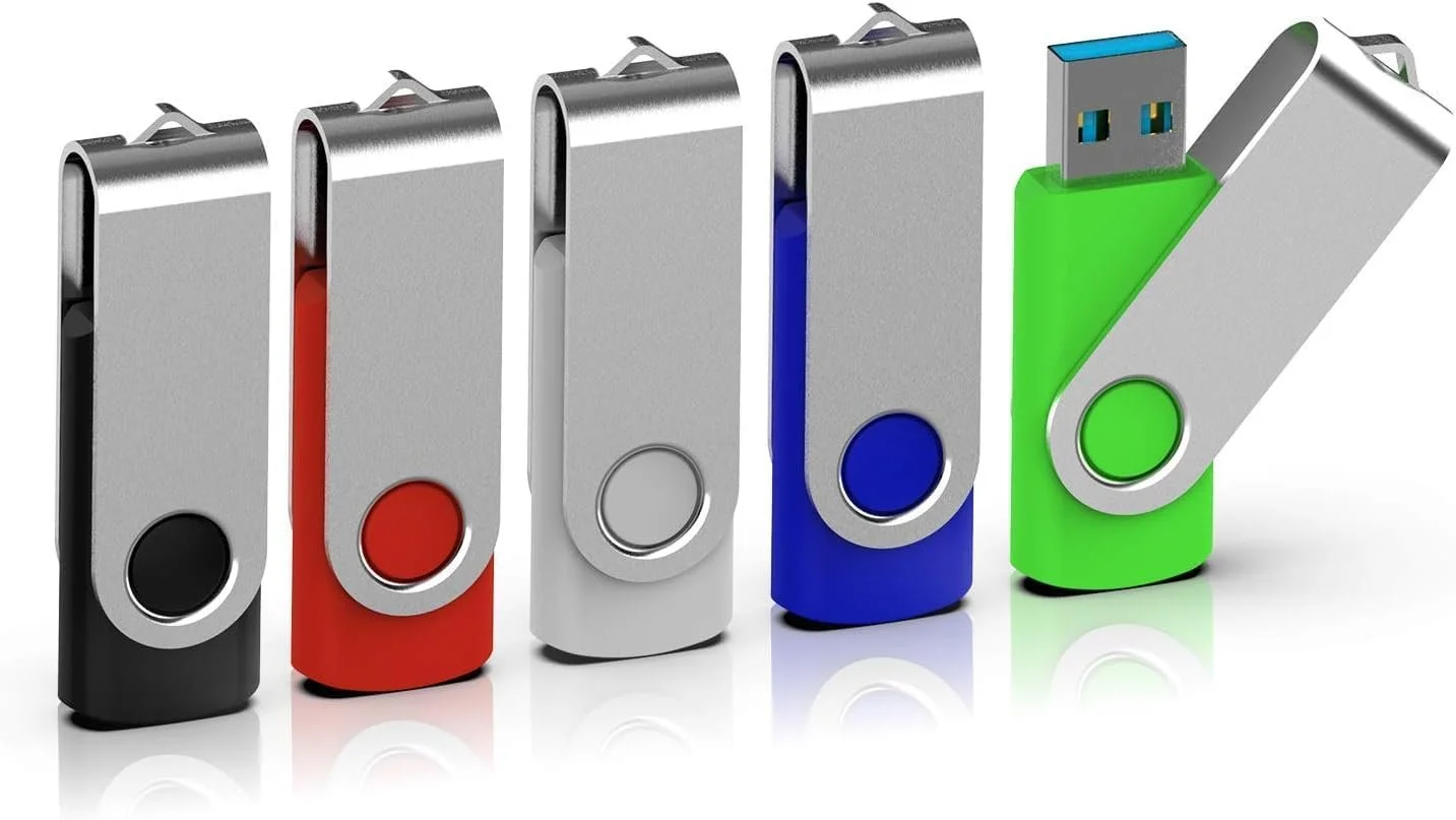 TOPESEL 5 Pack 64GB USB 3.0 Flash Drive Memory Stick