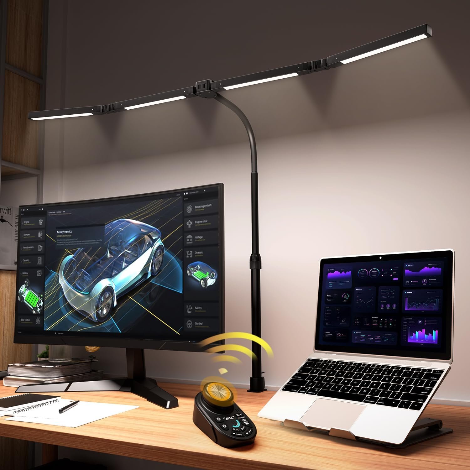 Adjustable LED Desk Lamp