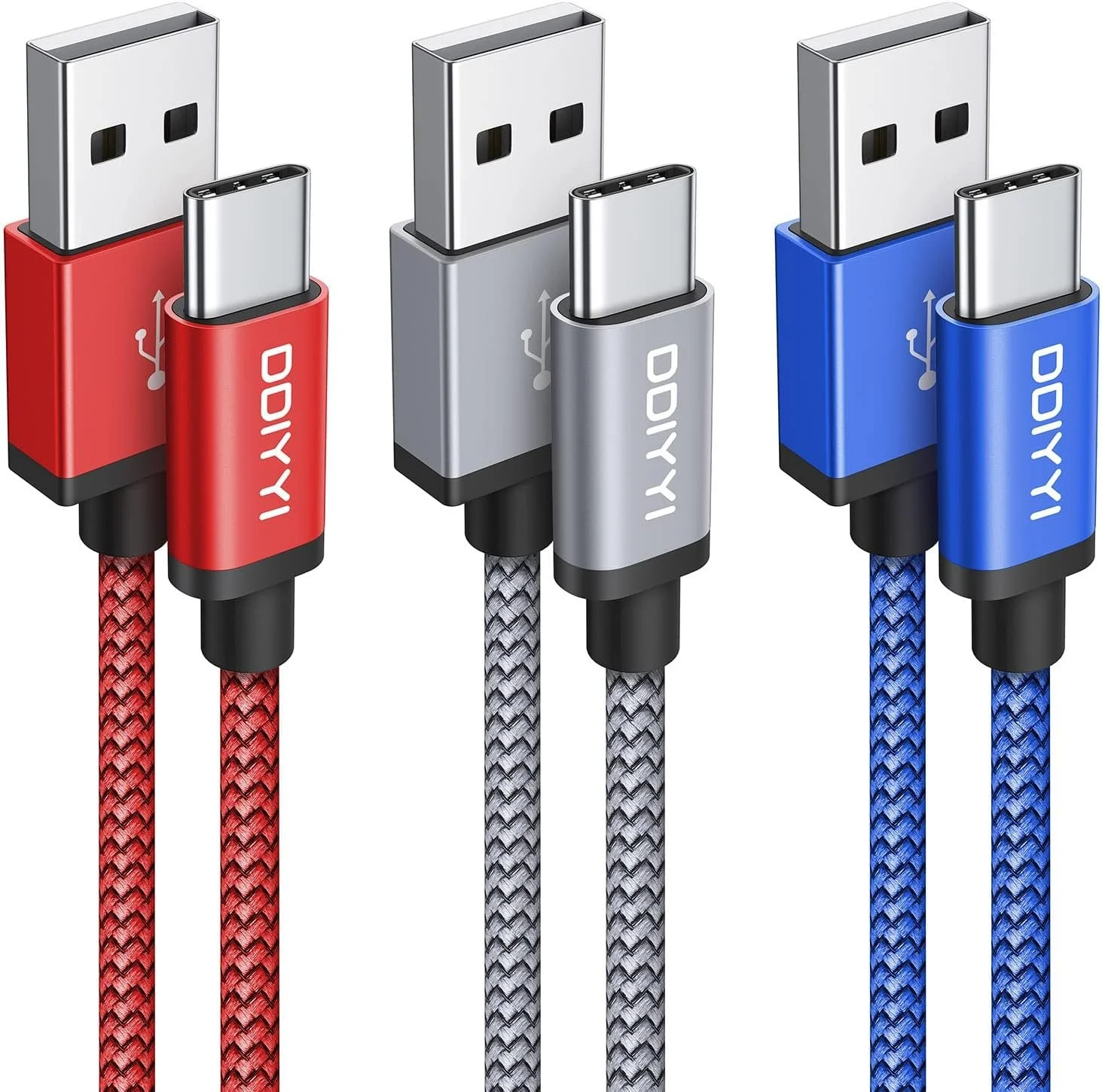 Long USB C Cable 10 ft 3-Pack, USB to USB C Cable 10ft Fast Charging