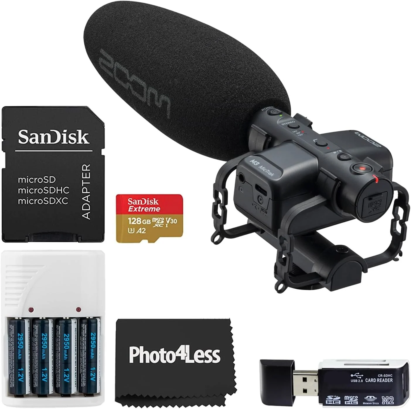 Zoom M3 MicTrak Stereo Shotgun Microphone