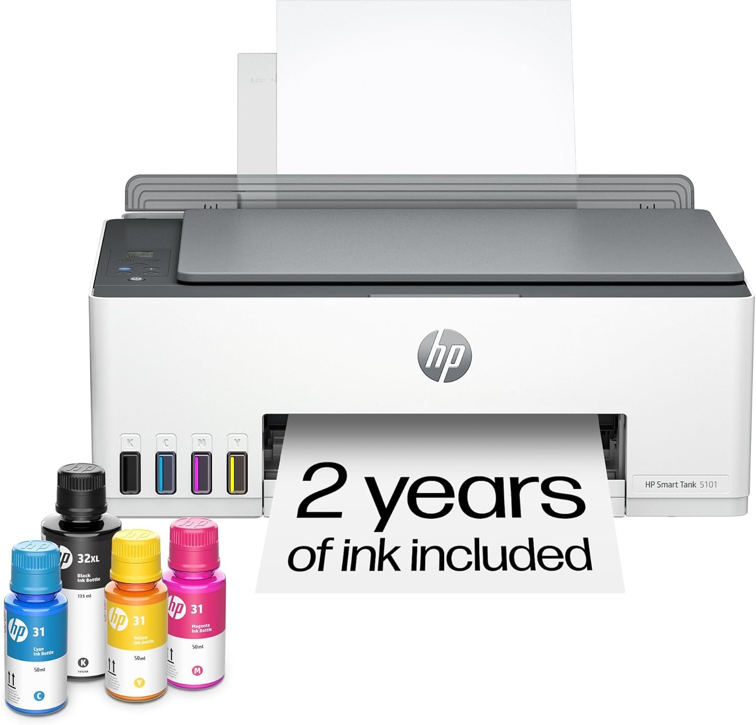 HP Smart Tank 5101 Wireless All-in-One Refillable Printer