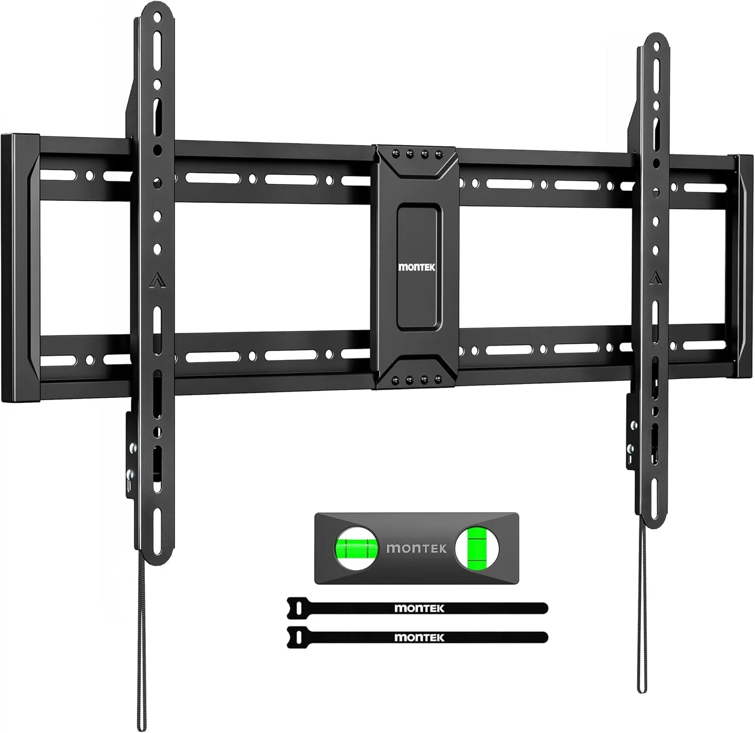monTEK Heavy Duty Fixed TV Wall Mount for 43–95 Inch TVs, 1.1