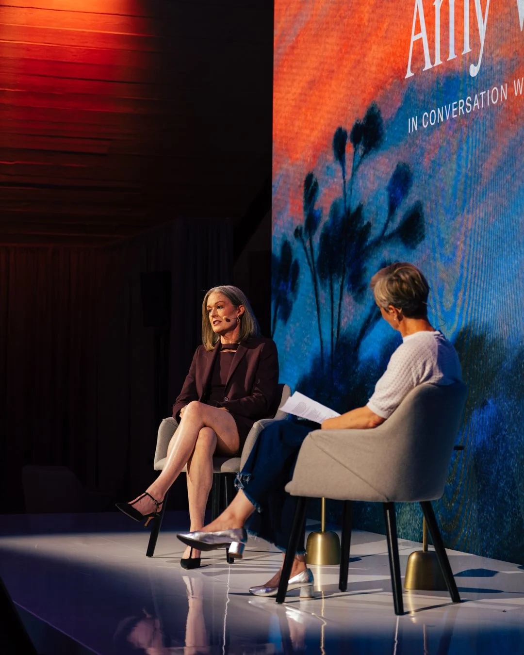 Amy Wallace, journalist and co-writer of Nobodys Girl, talking at GQ Heroes 2026, photographed by UK event photographer, Alex Gell