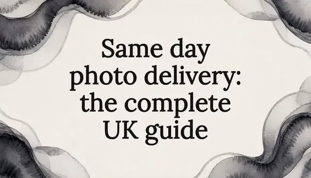Same Day Photo Delivery: The Complete UK Guide