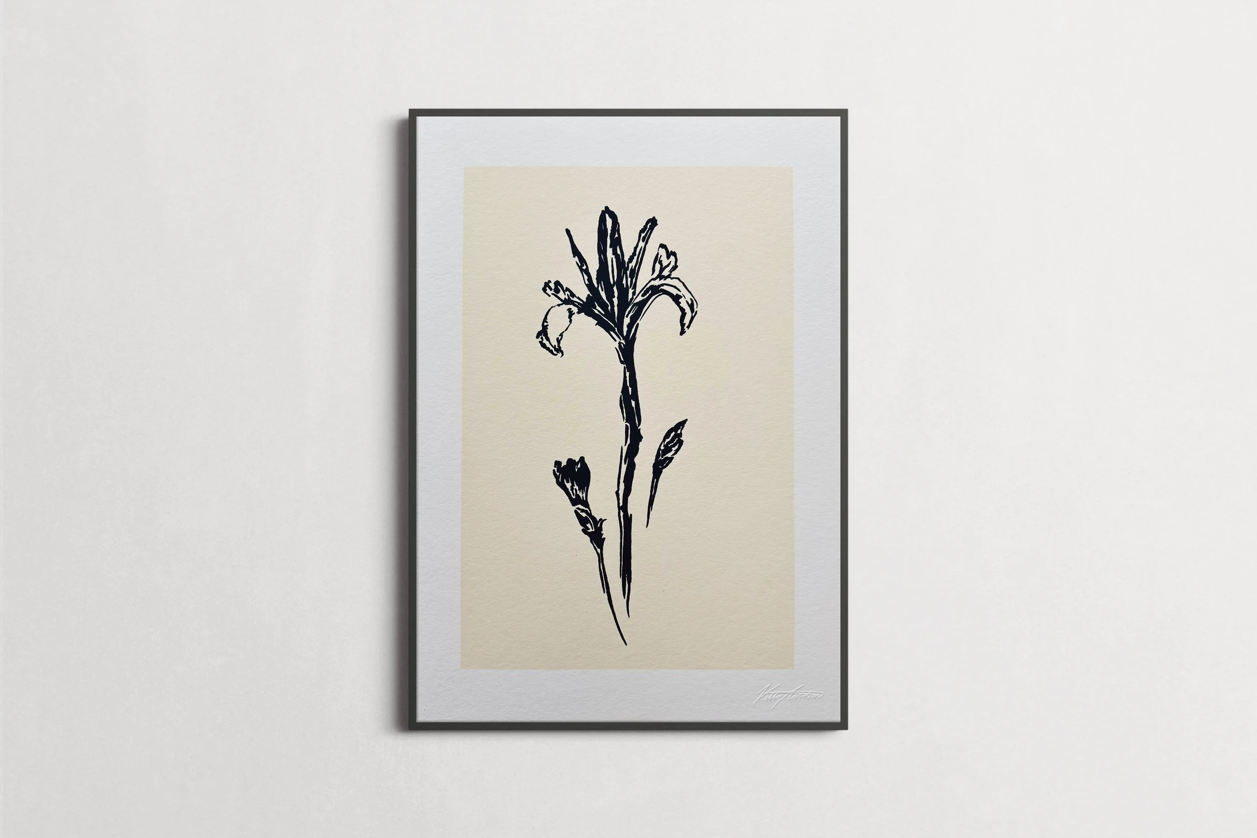 Inky Florals (Iris)