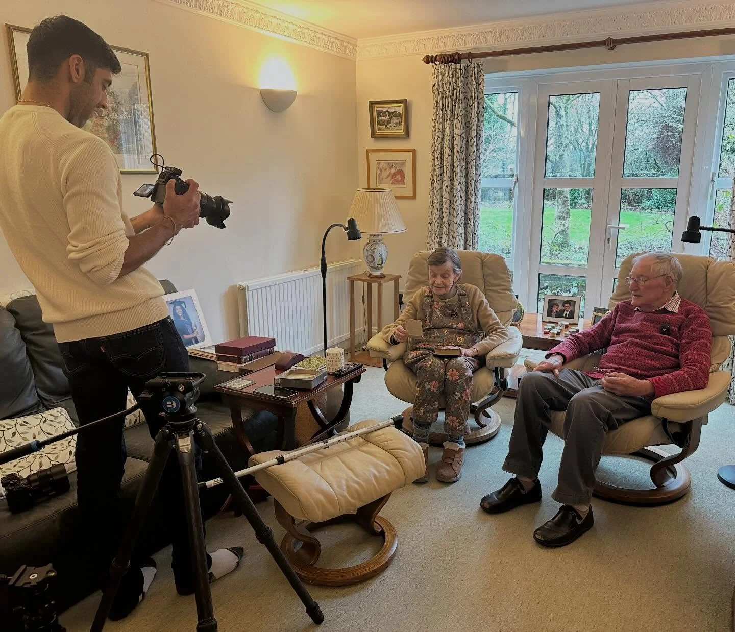 We filmed Eileen and Brian&rsquo;s Legacy Video and what a legacy it is! 📸

An amazing couple in their mid-90s with an extraordinary life and incredible love story! You&rsquo;ll get to see a little of their story soon&hellip;.🤩

#legacyvideos #vide
