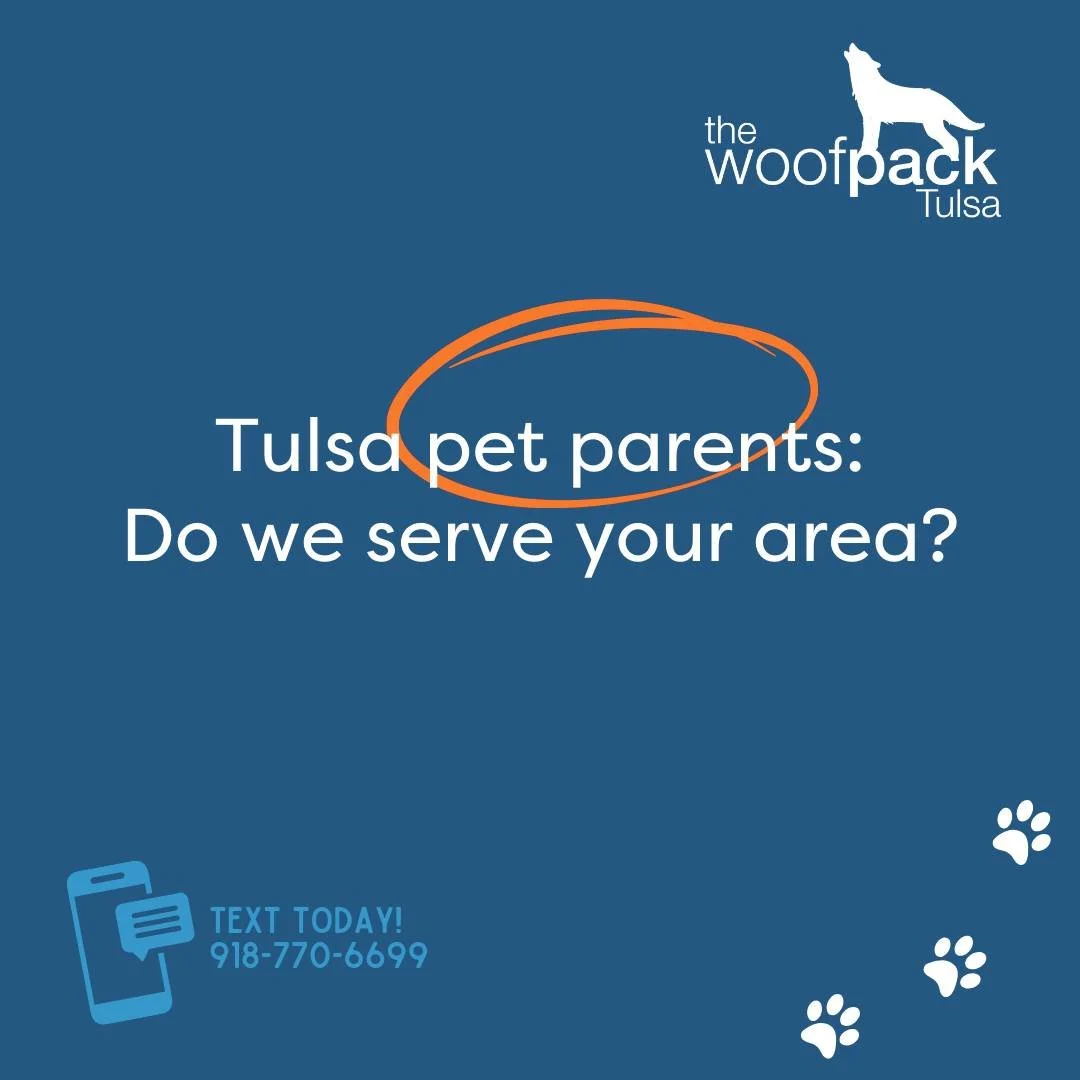 Hey Tulsa pet parents&mdash;roll call 🐶📍
Is your neighborhood on our route?
Drop your neighborhood in the comments (or DM your zip) and we&rsquo;ll check for you.

Just in case you were wondering, we serve most of the Tulsa area!

#thewoofpacktulsa