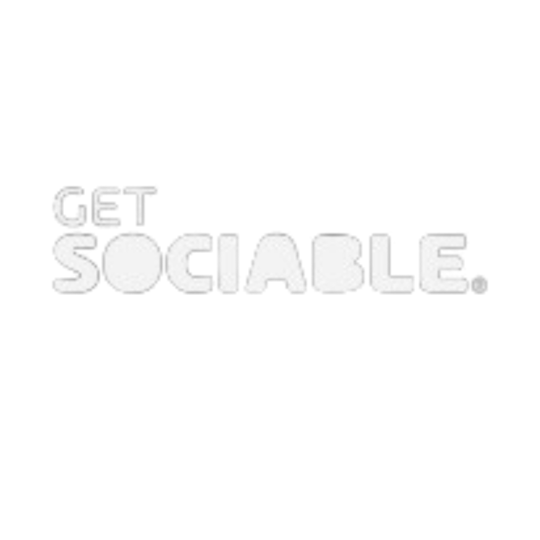 GetSociable logo in bubble print