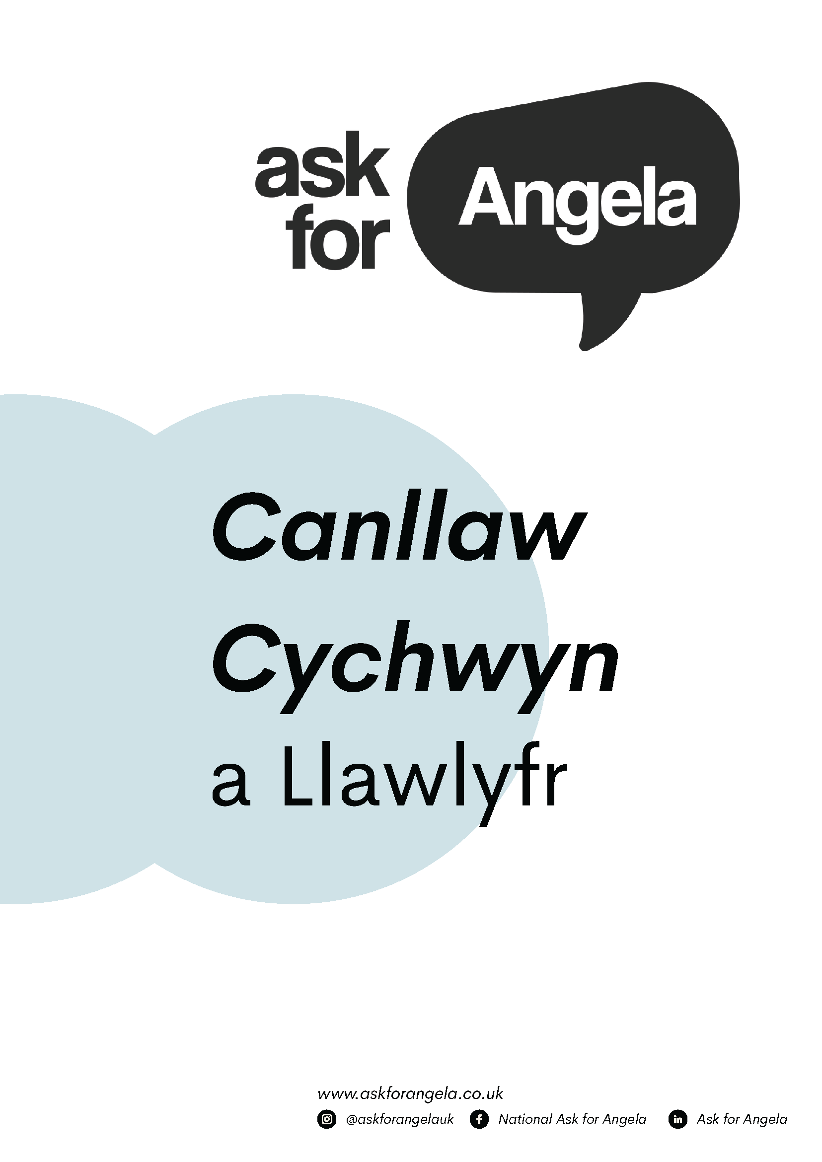 Ask for Angela Set Up Guide and Workbook in Welsh