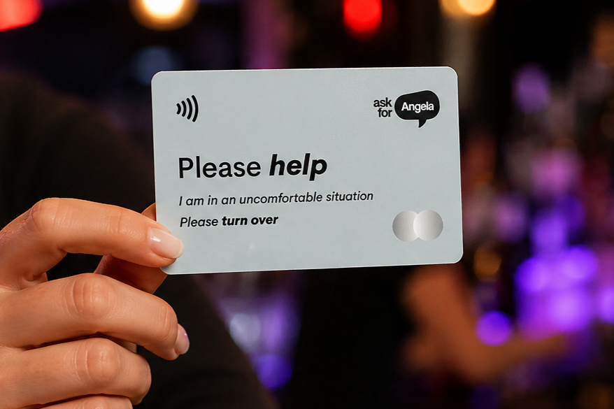 50 Ask for Angela HELP Cards - Plastic