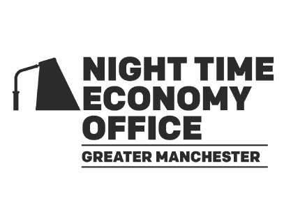Nighttime economy office sign for Greater Manchester.