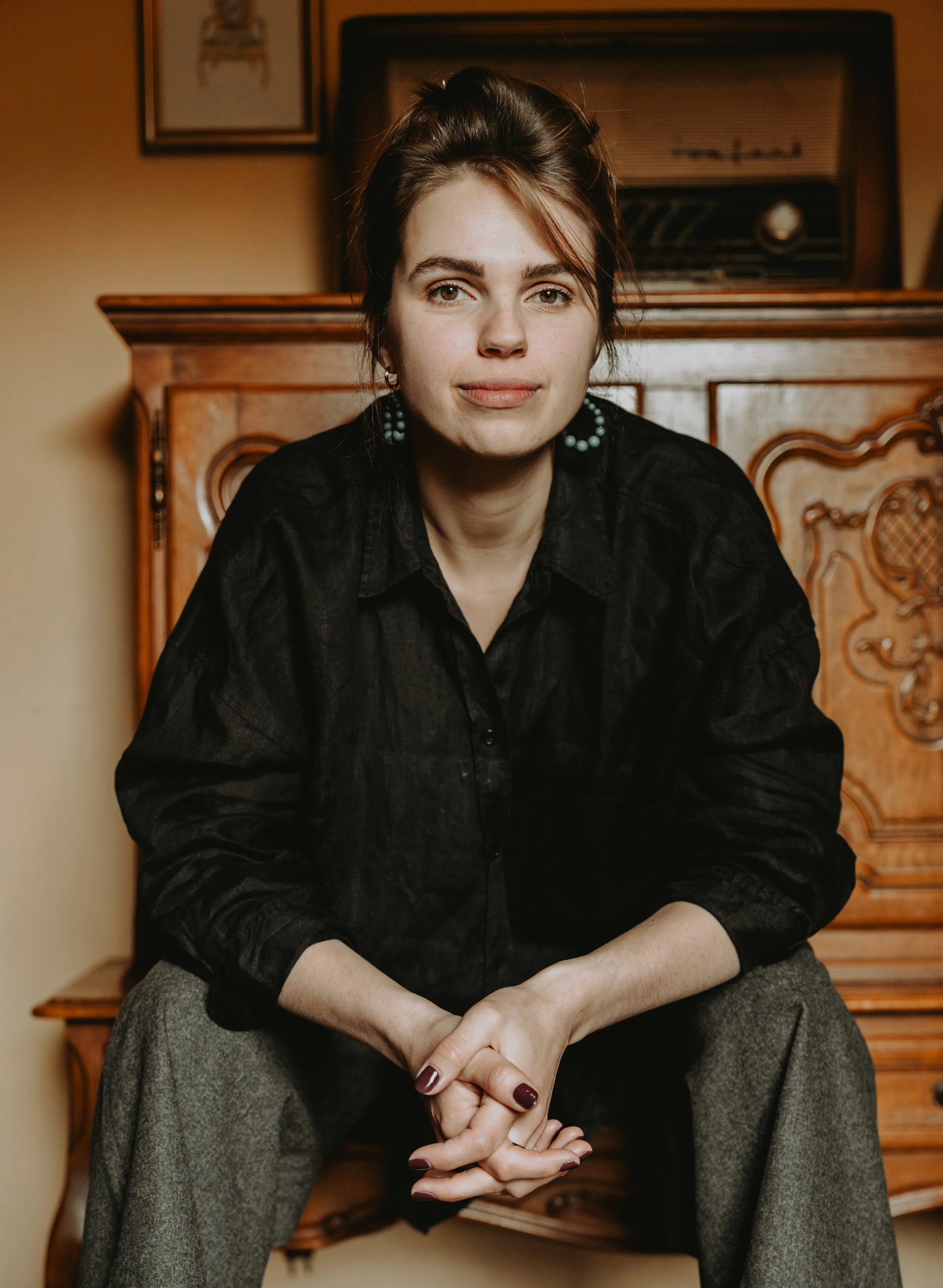 Levien Lodders begeleidt ondernemer bij opname van online masterclass.