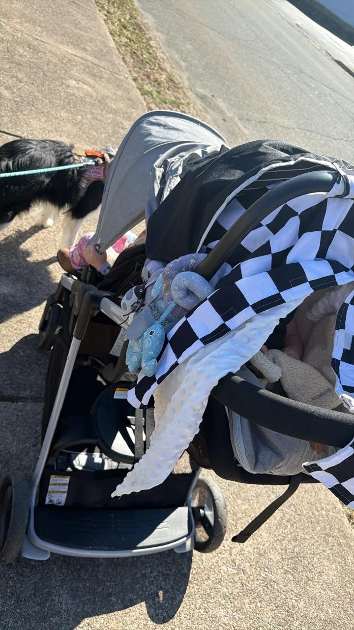 Beautiful weather calls for a neighborhood walk and head to the playground 💕#weather #walking