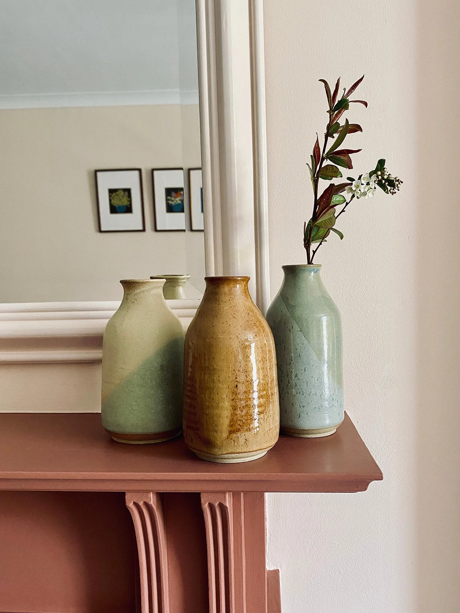187. Tan Bottle Vase  Group.jpg