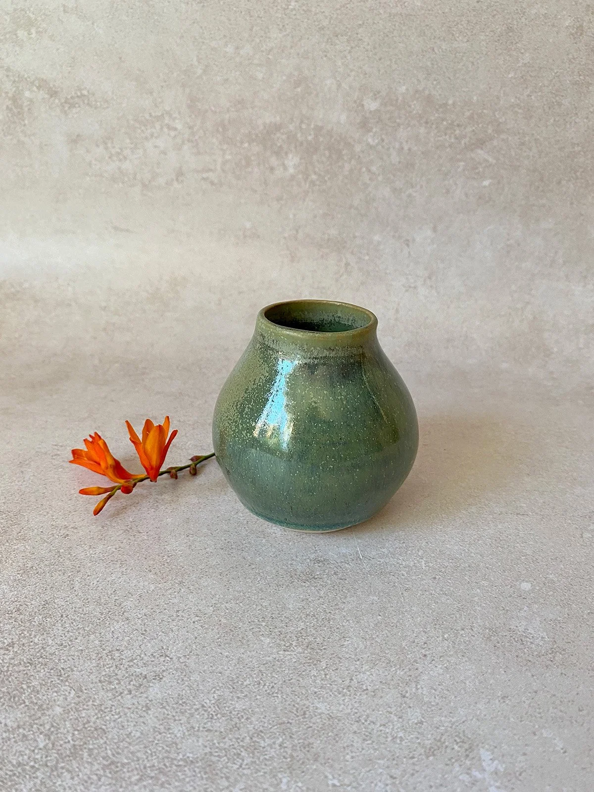 Meadow Green Bud Vase