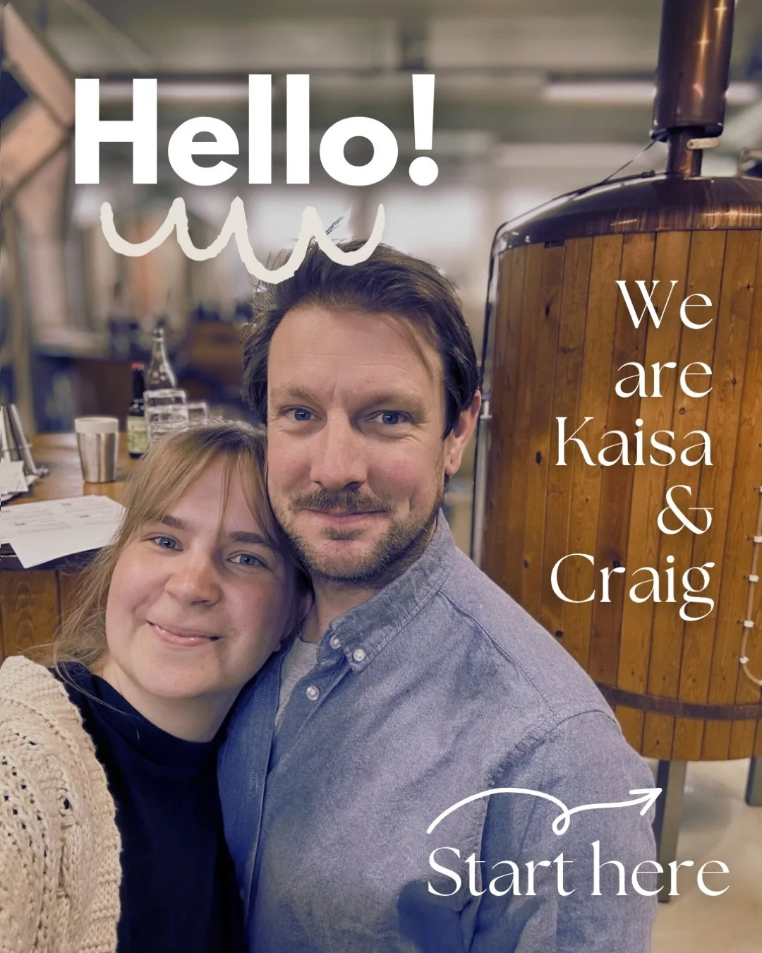 Hi, we&rsquo;re Kaisa &amp; Craig.

Two founders, four kids, two dogs and one belief: ordinary people can build extraordinary things &mdash; even far from the obvious places.

We grew up in two different countries.
Met by chance.
Moved between London