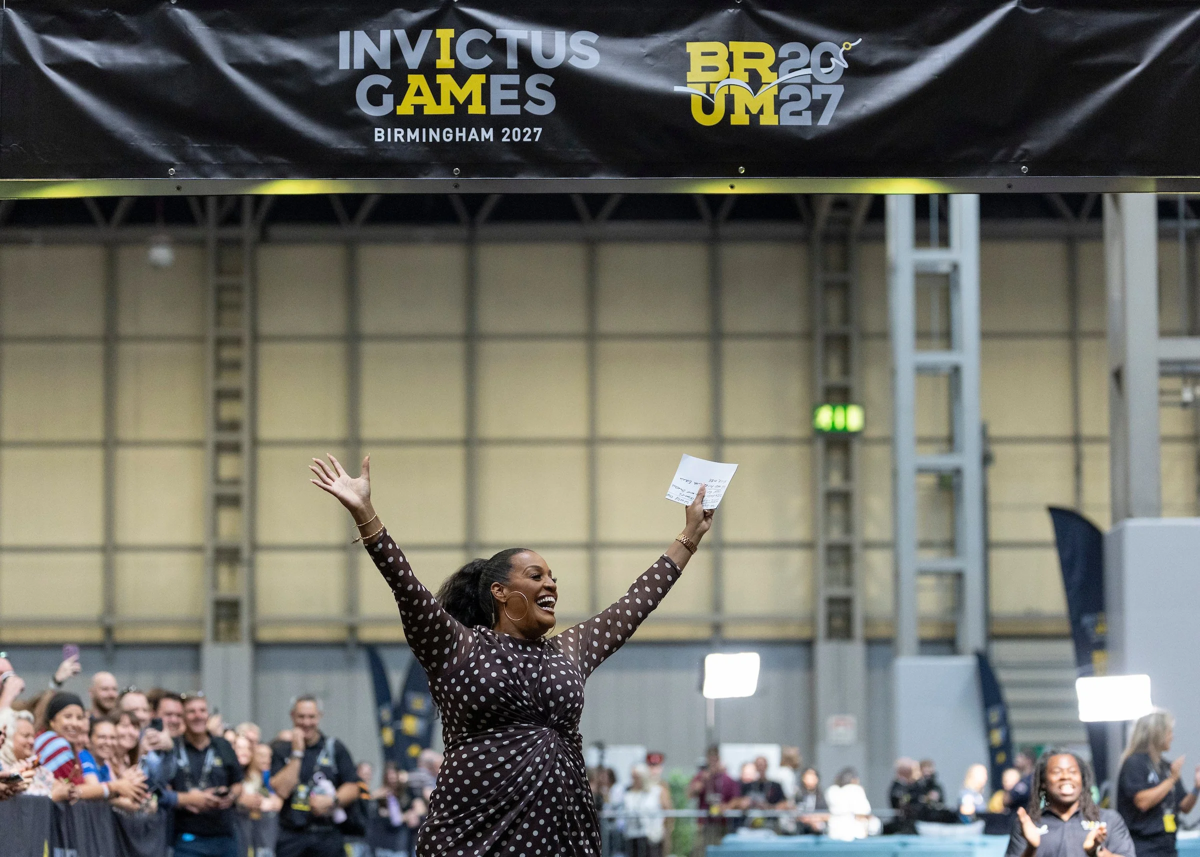 The Duke of Sussex joins veterans, competitors and special guests at NEC to mark one year until IG27