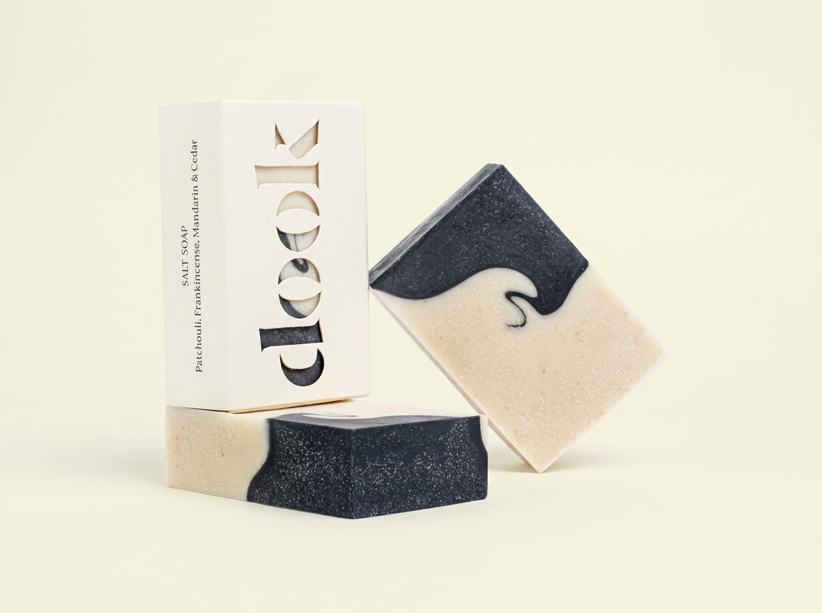 Salt Soap Bar | Patchouli | Handmade | Plastic-free | Unique