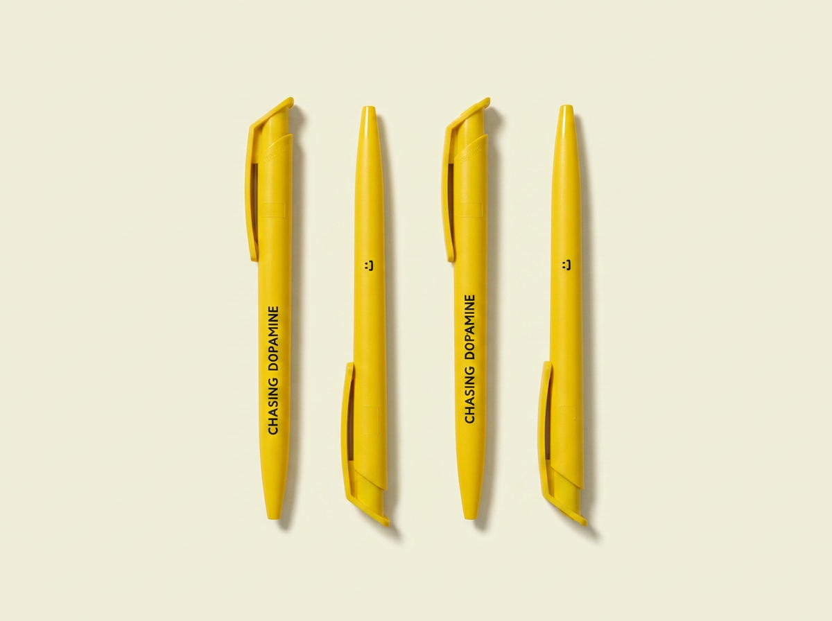 Chasing Dopamine Recycled Eco Ballpoint Click Pen - ADHD