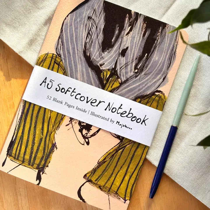 Slow Sunday Morning A5 Softcover Notebook