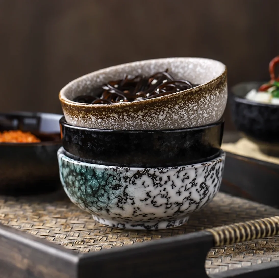 Japanese Style 4.5 Inch Ceramic Bowl