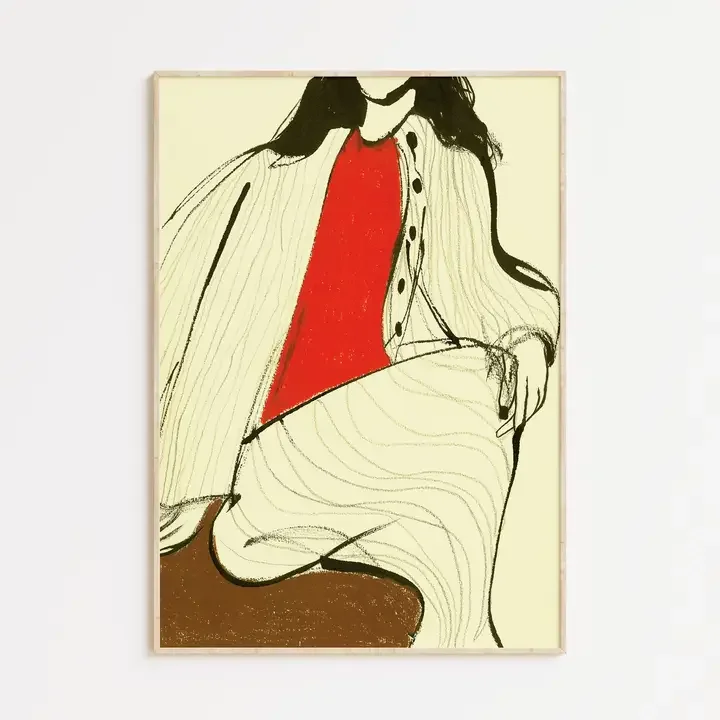 Summer Day Fashion Art Print - A3