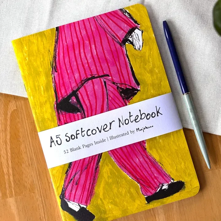 Pink Pyjama A5 Softcover Notebook